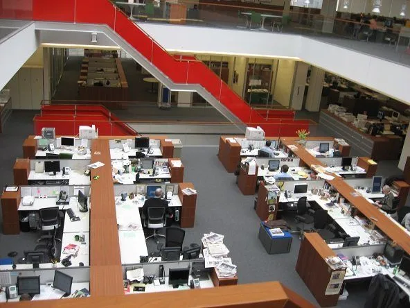 Sala de redacción de The New York Times