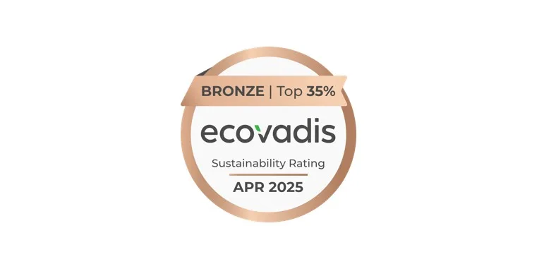 Accumin obtiene la Medalla de Bronce de EcoVadis por su desempeño en Sostenibilidad