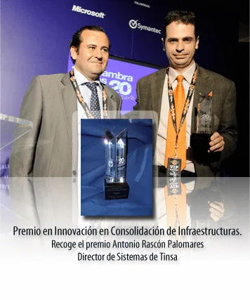 Tinsa recibe un premio