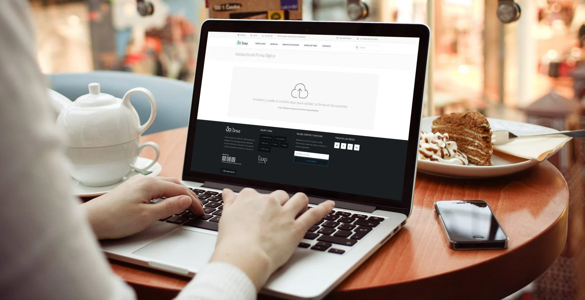 La web de Tinsa estrena su herramienta de validación de firma digital