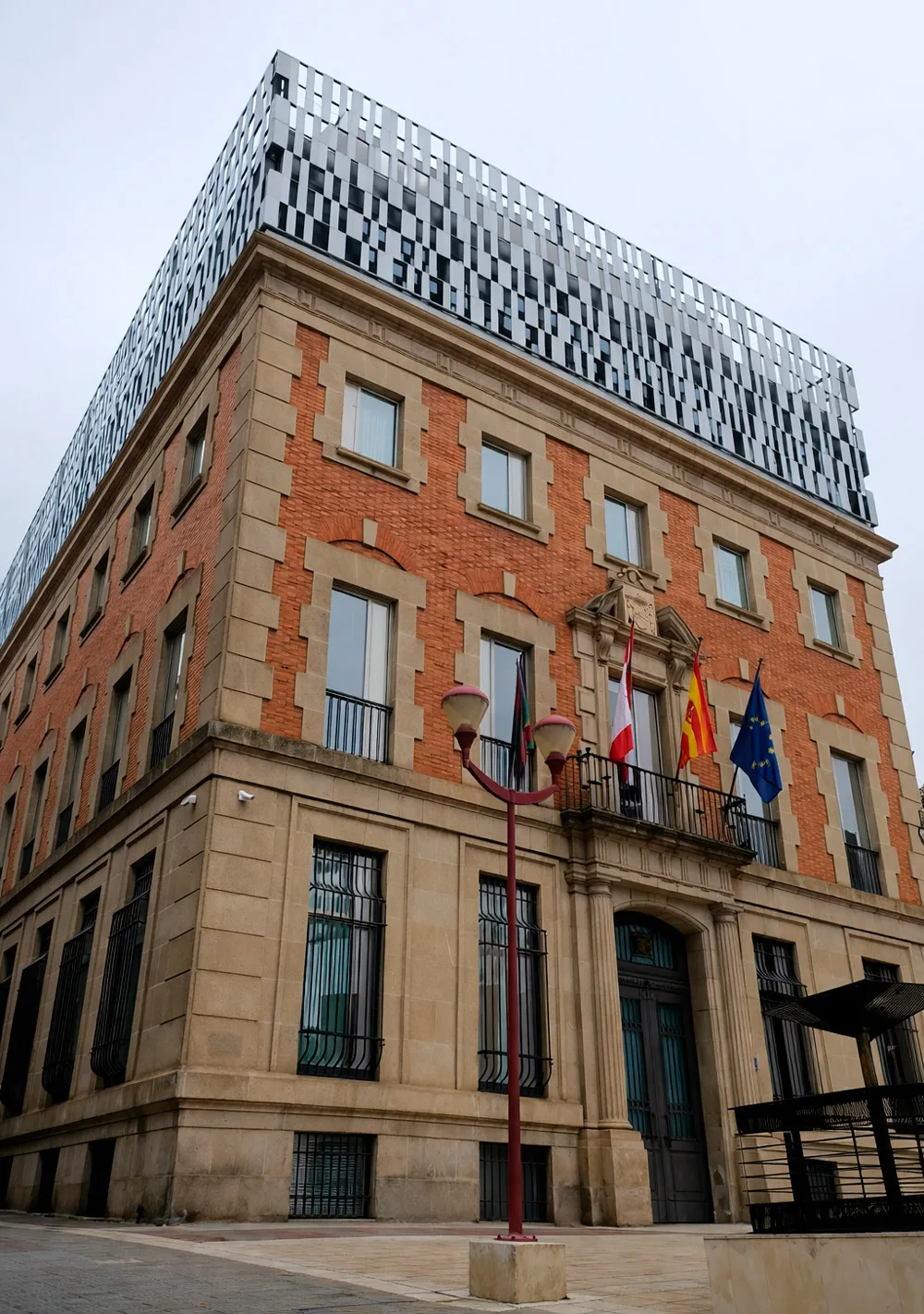 Fachada del Palacio de Justicia de Palencia