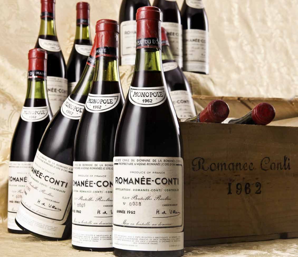 Romanée-Conti Superlot de HK, el lote de vino más caro del mundo